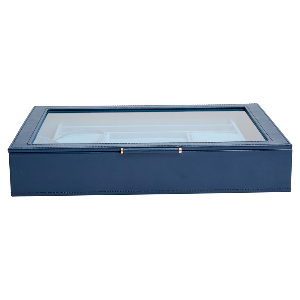 Joyero Sophia con ventana Azul - WOLF