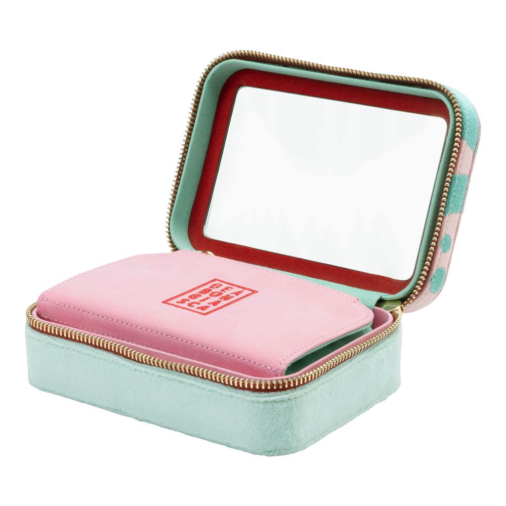 Bea Bongiasca Travel Zip Case Verde agua - WOLF