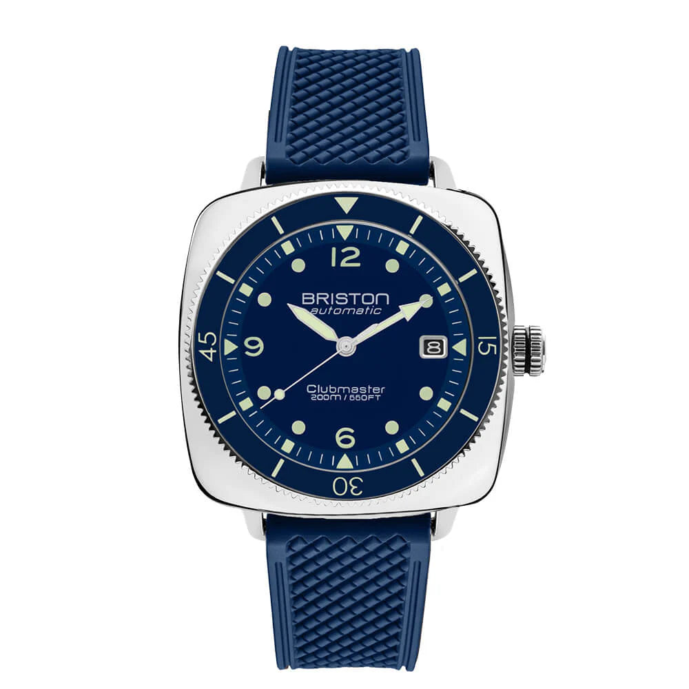 Clubmaster Legend Diver - Acero Silicona Azul