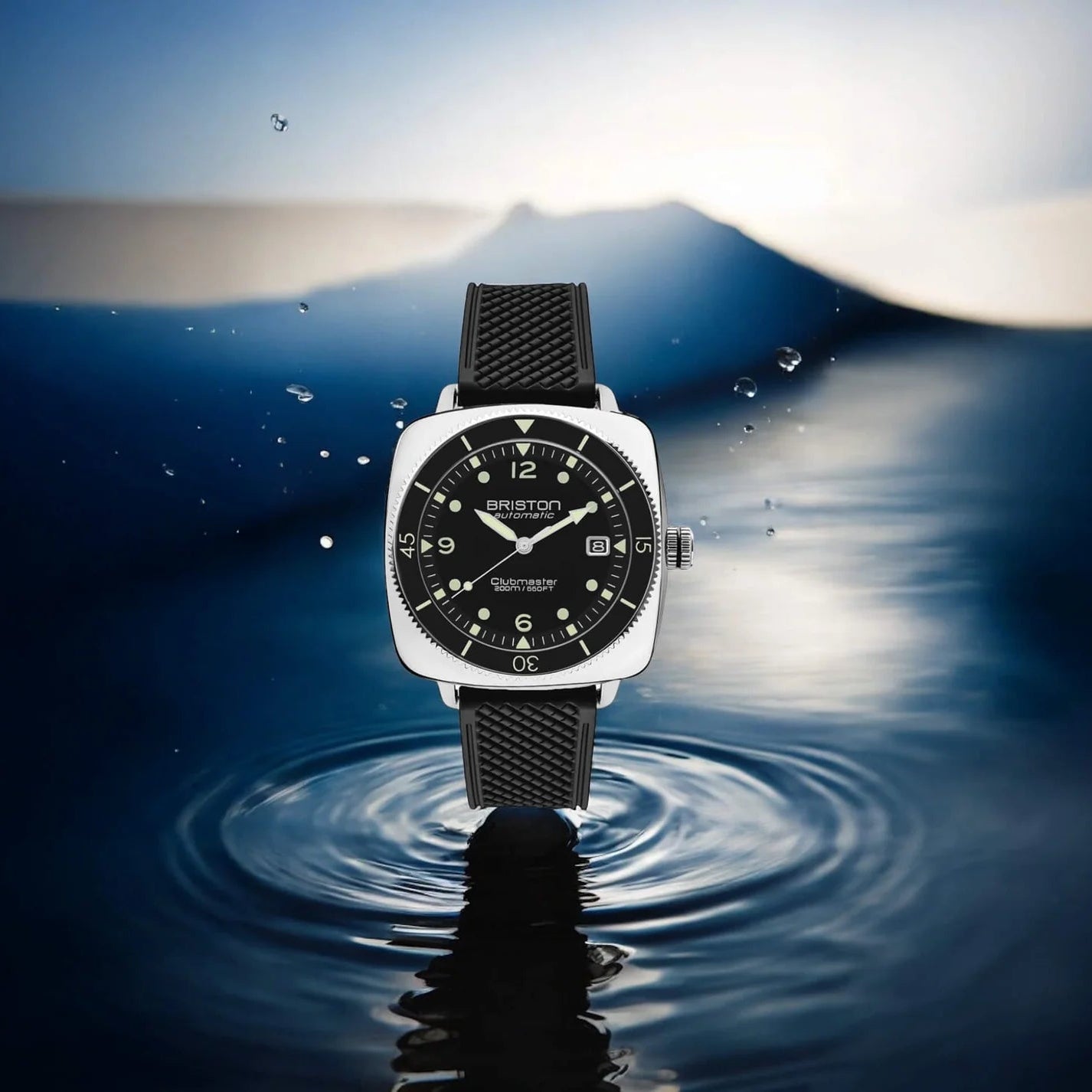 Clubmaster Legend Diver - Acero Silicona Negro