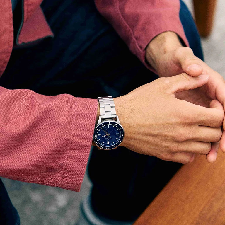 Waves 40mm Acero Azul - Nordgreen