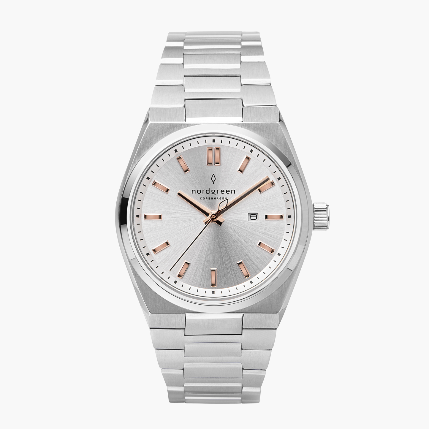 Succession Esfera Rose/Plata 35mm - Nordgreen