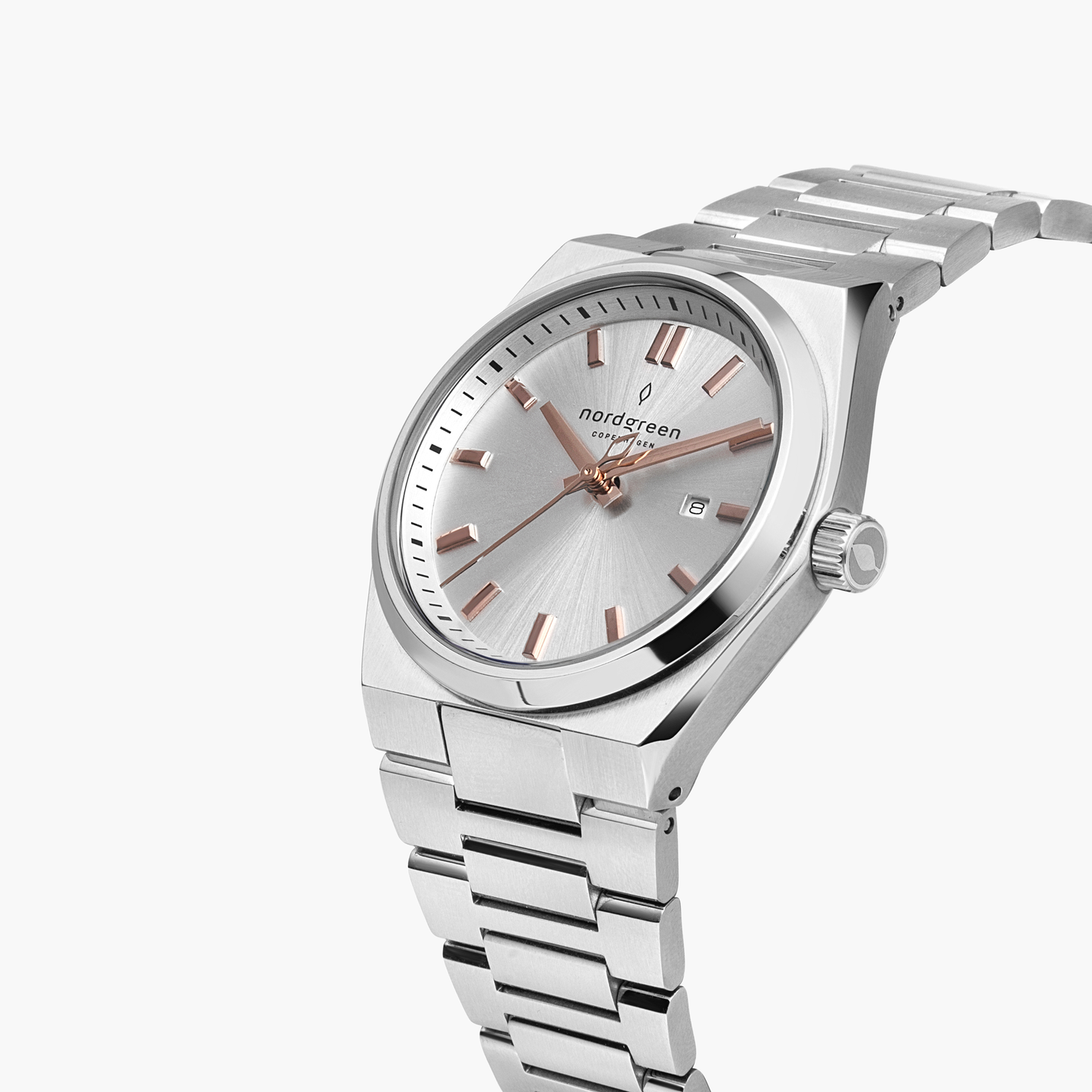 Succession Esfera Rose/Plata 35mm - Nordgreen
