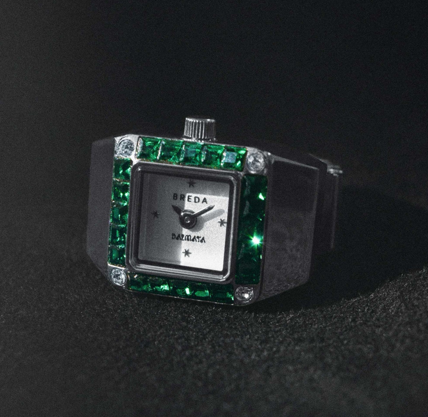 BREDA × DALMATA ANILLO RELOJ ACERO