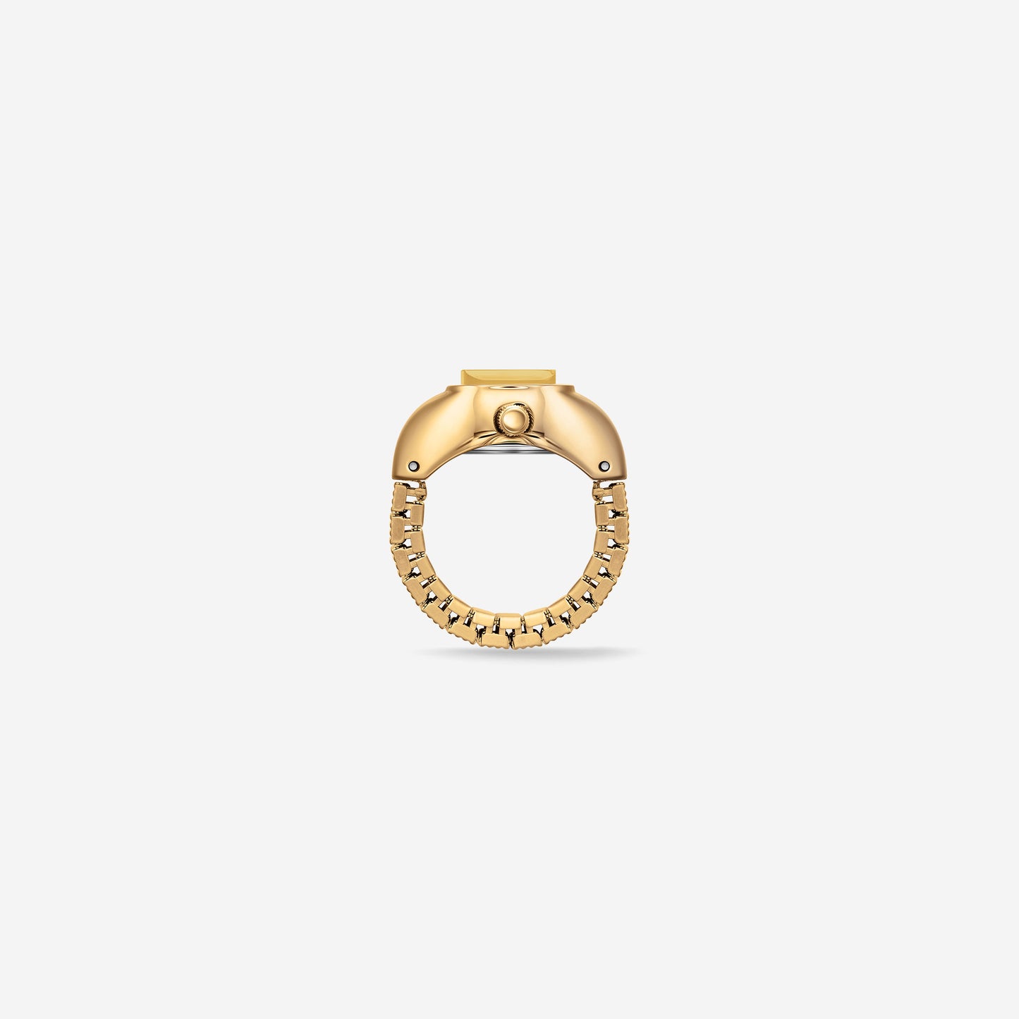 BREDA NOCTURNE ANILLO RELOJ DORADO