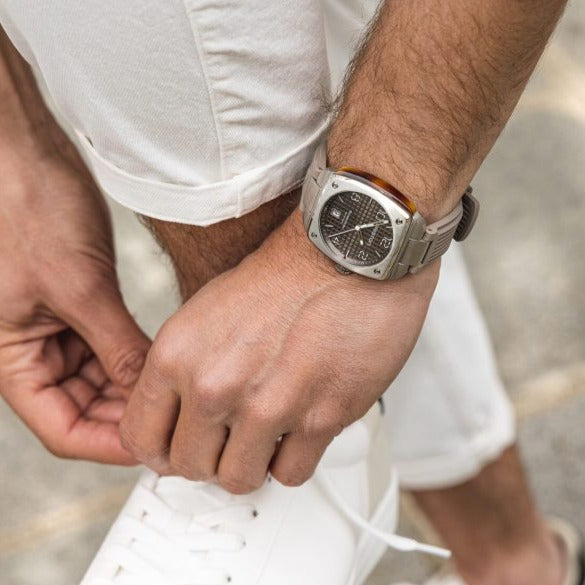 Streamliner Urban Auto Acero y Acetato - Taupe