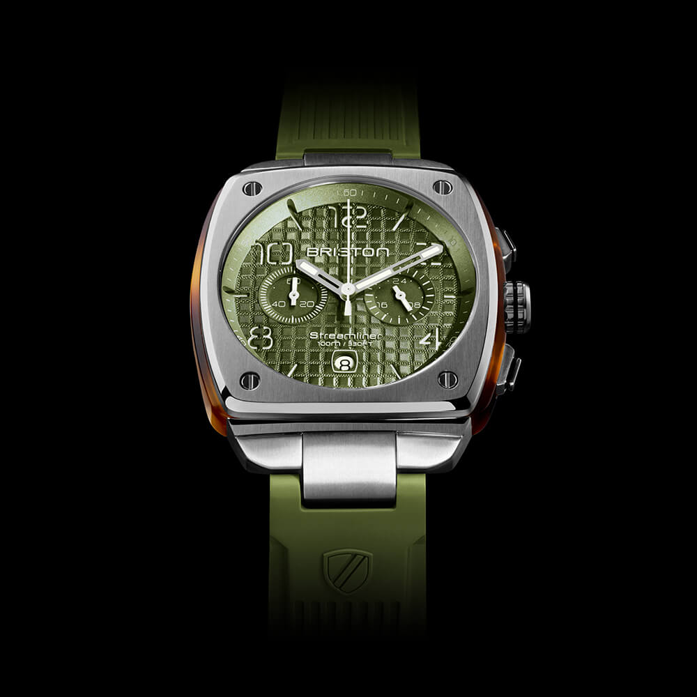 Streamliner Urban Acero y Acetato - Verde Oliva