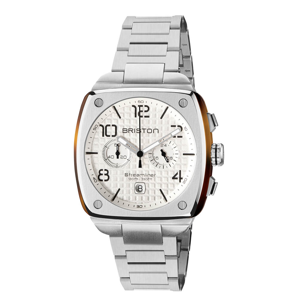 Streamliner Urban Acero y Acetato - Blanco Malla de Acero