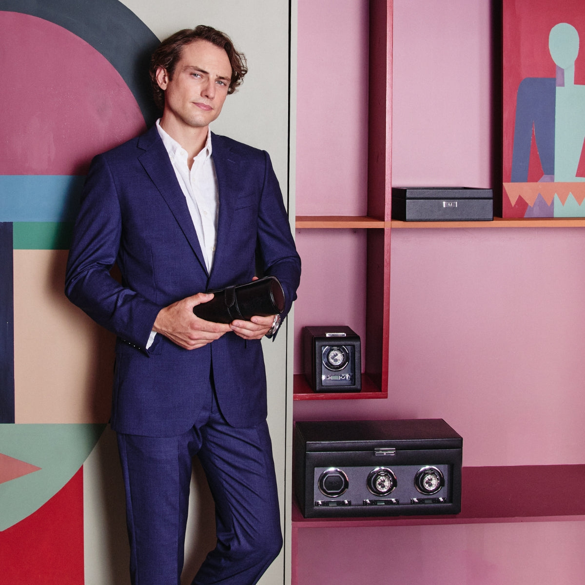 Winder para Reloj Individual con Almacenamiento Viceroy