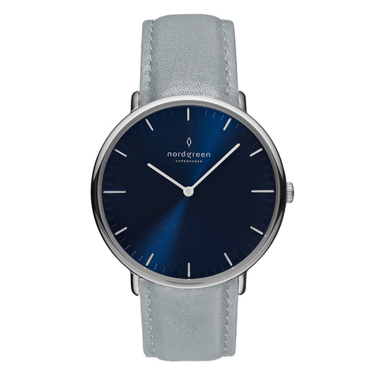 Native Cuero Gris Acero 36mm - Nordgreen