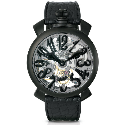 Skeleton 48mm - PVD Negro