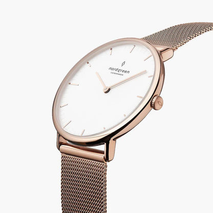 Native Malla Oro rosa 28mm  - Nordgreen