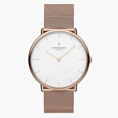 Native Malla Oro rosa 28mm  - Nordgreen