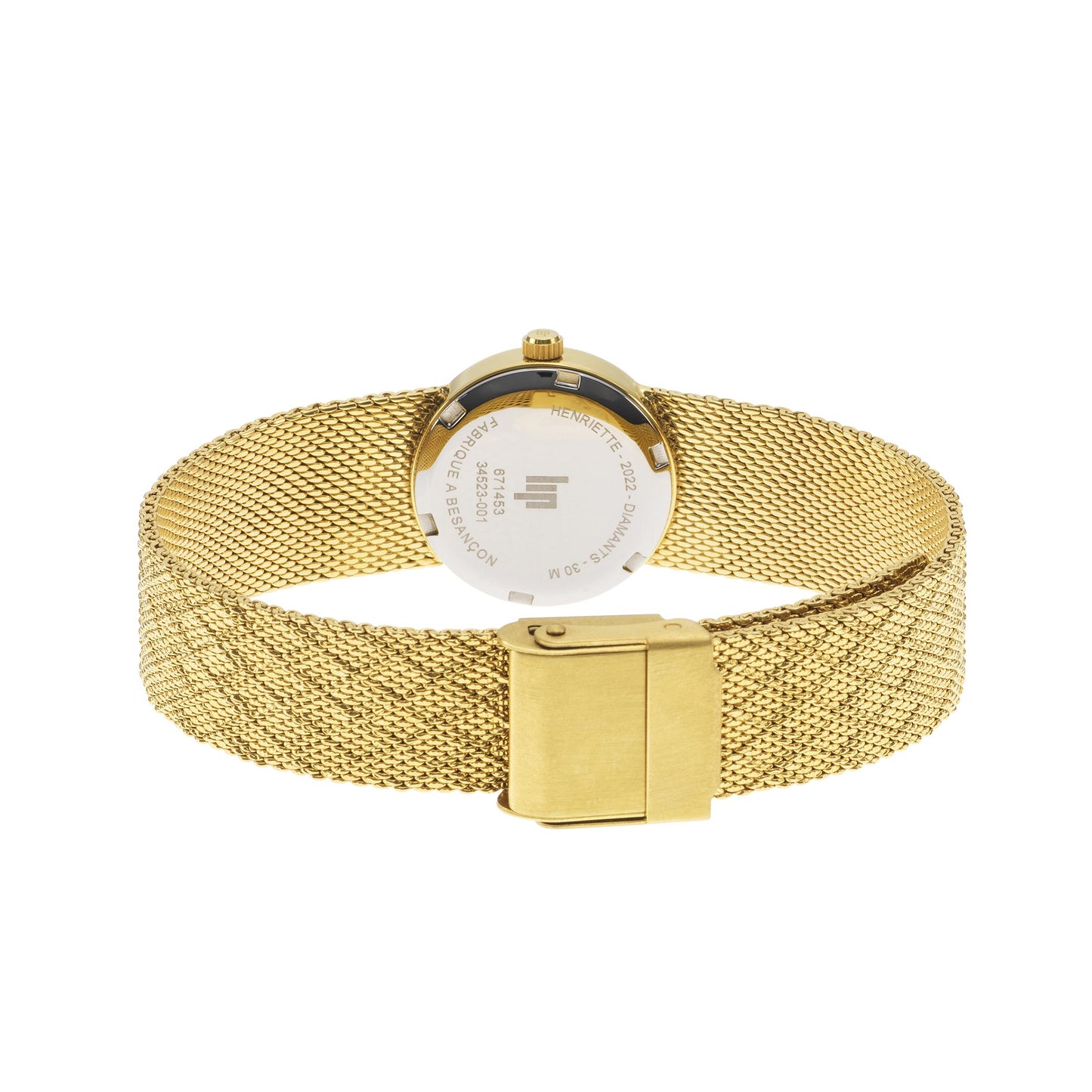 Henriette Manchette Dorado con Diamantes - LIP