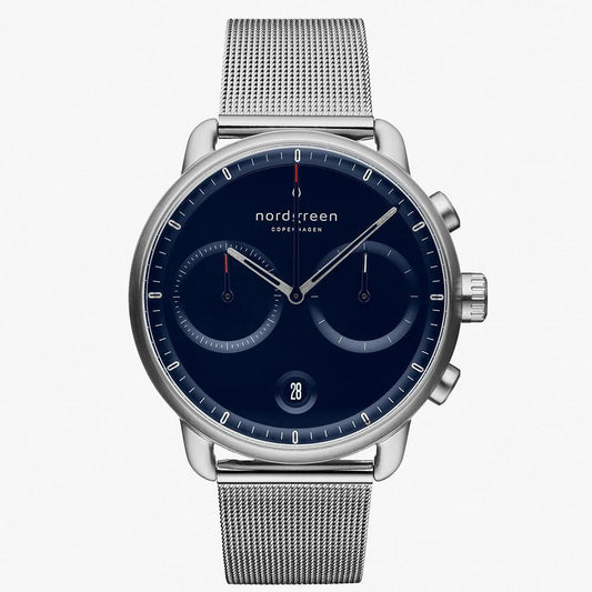 Pioneer Azul Malla 42mm  - Nordgreen