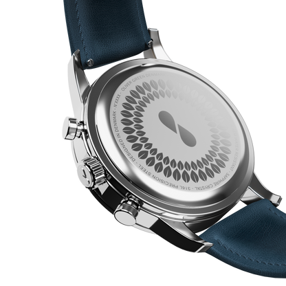 Arbor 36 mm Azul Cuero Azul - Oliver Green