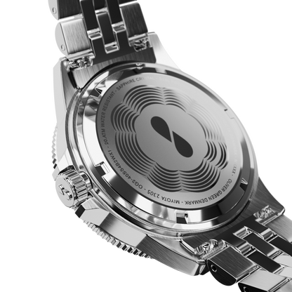 Mare 36 mm Negro Eslabones - Oliver Green