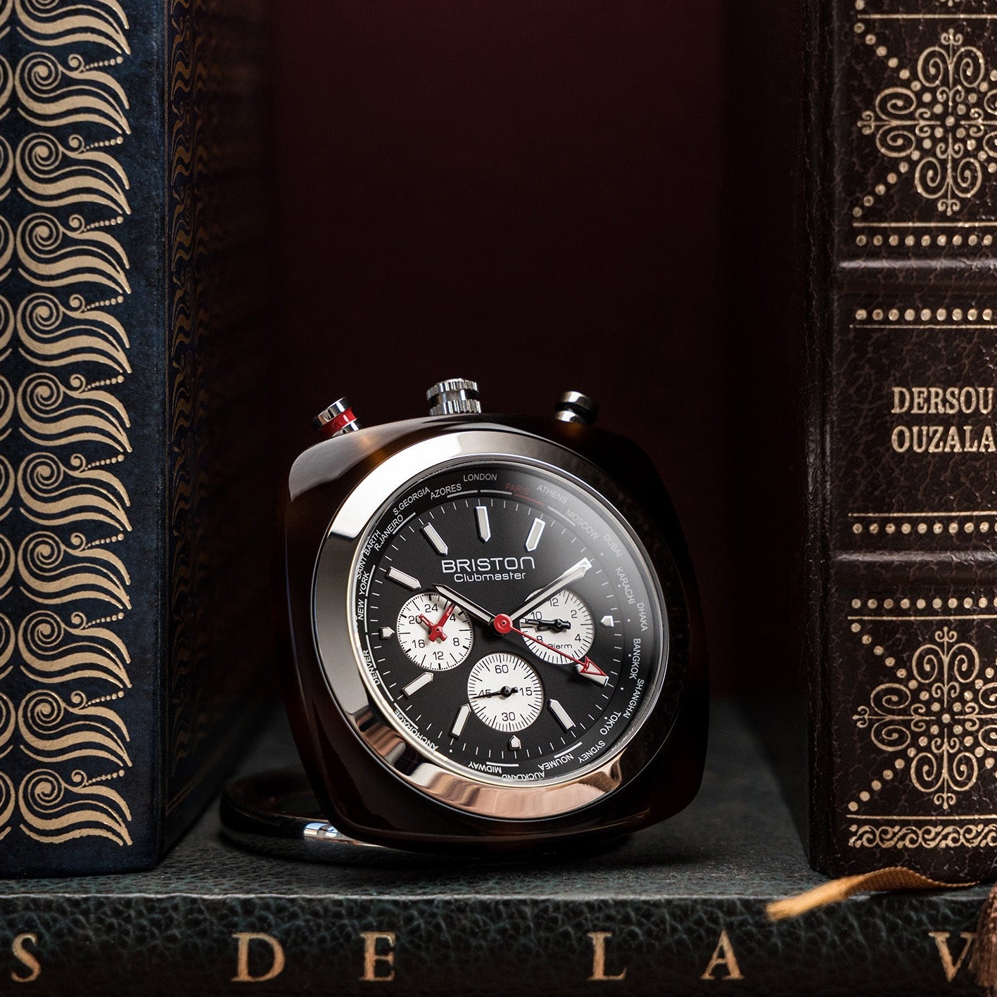 Streamliner Reloj De Escritorio - Negro