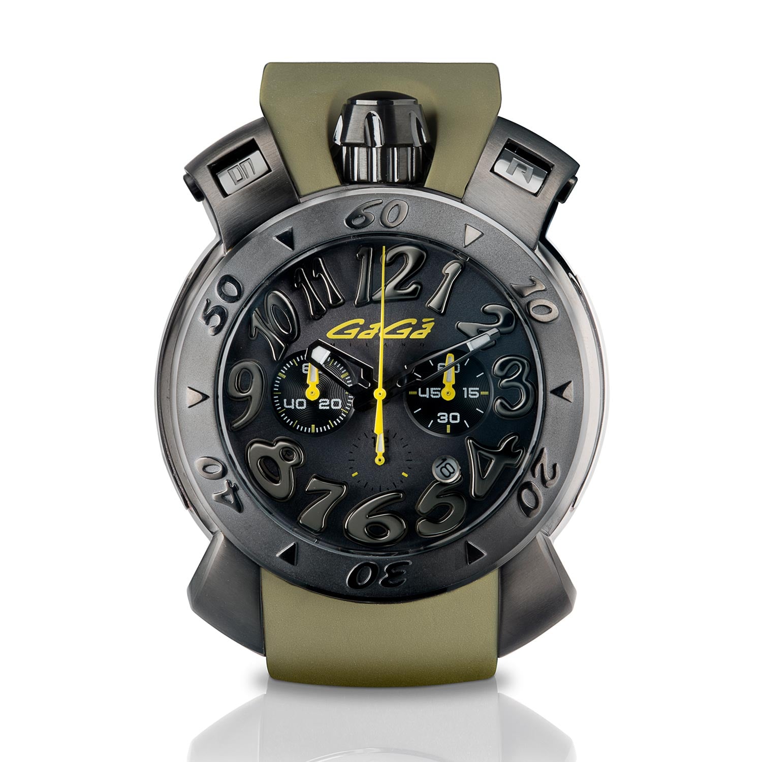 Chrono 48mm - PVD Gun – Soot Chile