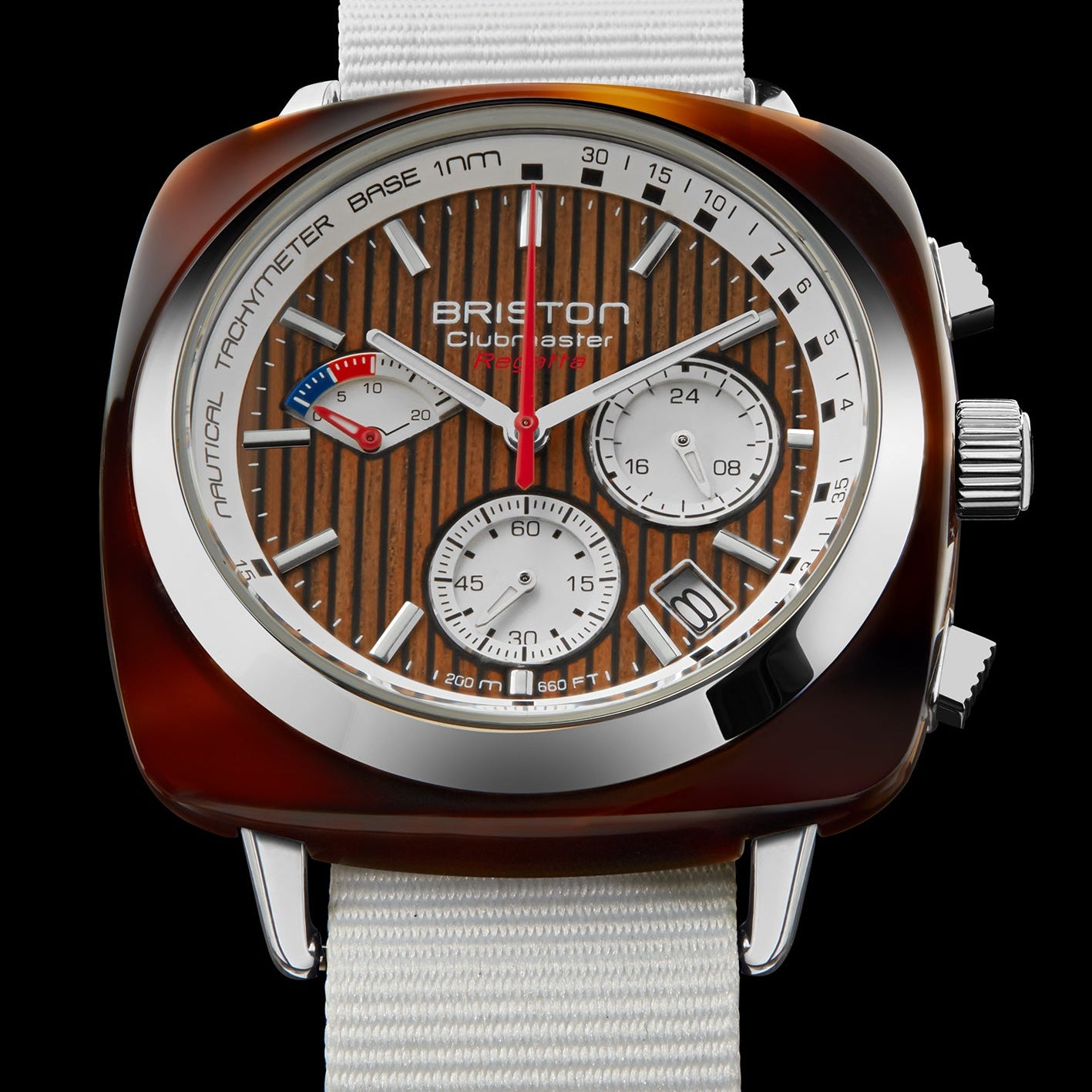 CLUBMASTER REGATTA - CHRONO - NOGAL / BLANCO