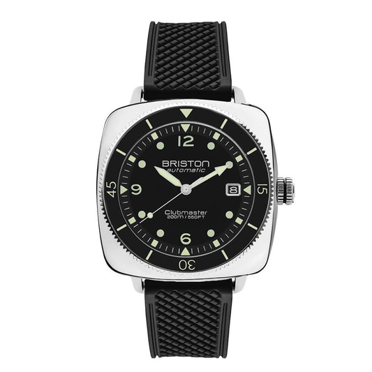 Clubmaster Legend Diver - Acero Silicona Negro