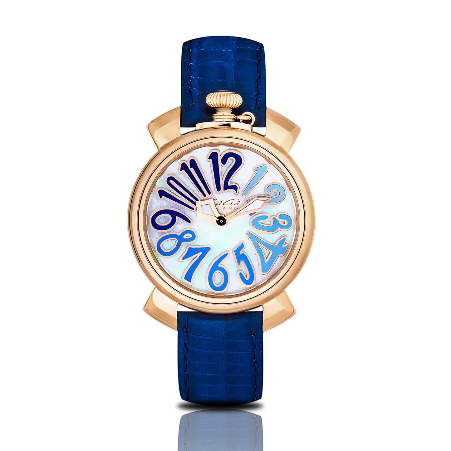 Manuale Lady - IP Oro Rosa correa Azul