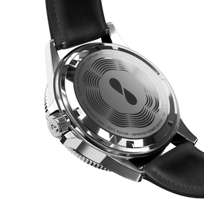 Mare 40 mm Negro Cuero Negro - Oliver Green