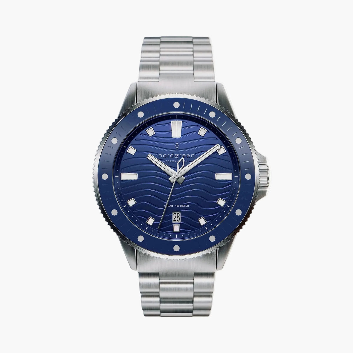 Waves 40mm Acero Azul - Nordgreen
