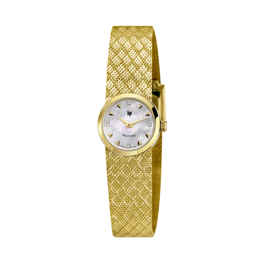 Henriette Manchette Dorado con Diamantes - LIP