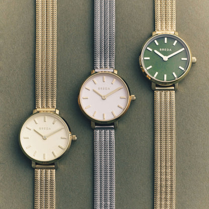 Beverly Malla Fondo Verde Dorado - BREDA