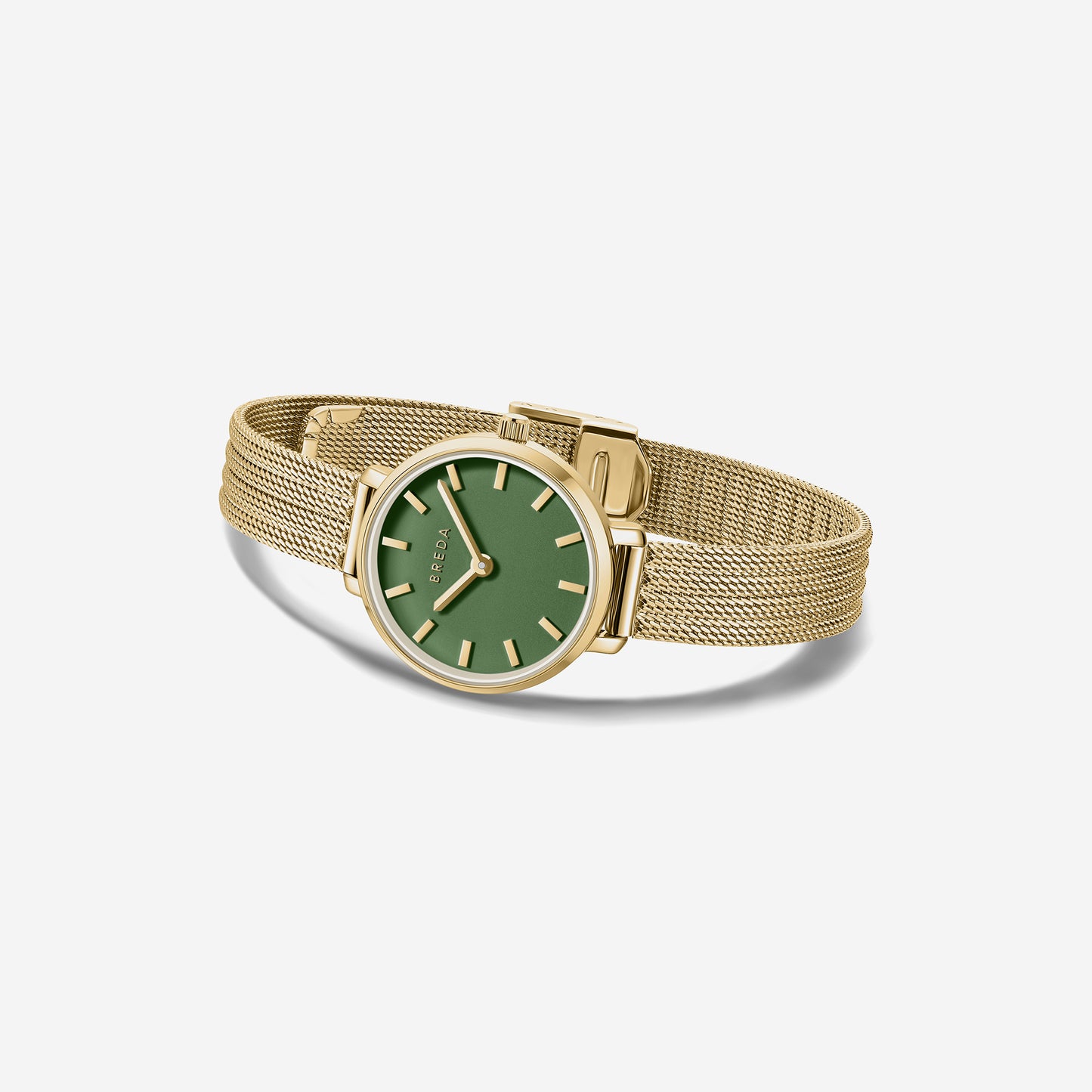 Beverly Malla Fondo Verde Dorado - BREDA