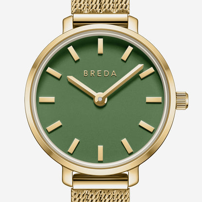 Beverly Malla Fondo Verde Dorado - BREDA