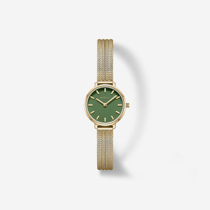 Beverly Malla Fondo Verde Dorado - BREDA