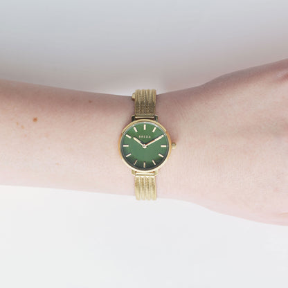 Beverly Malla Fondo Verde Dorado - BREDA