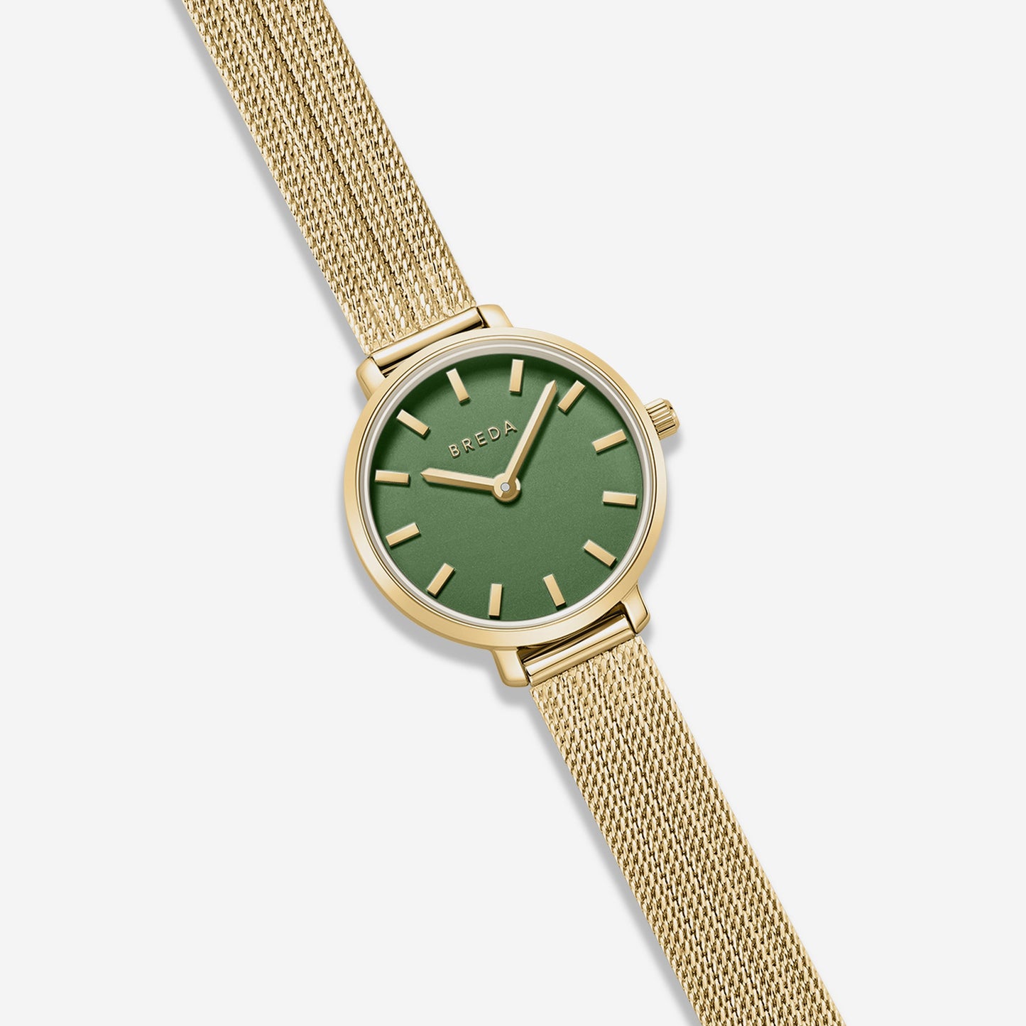 Beverly Malla Fondo Verde Dorado - BREDA