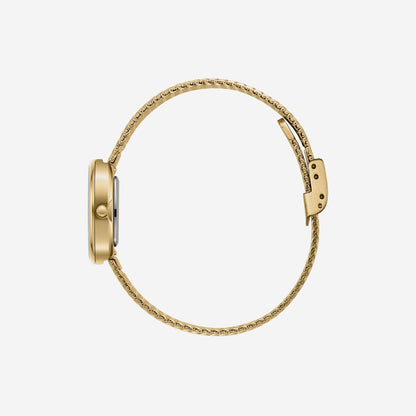 MINI JANE AZUL MALLA DORADA BREDA