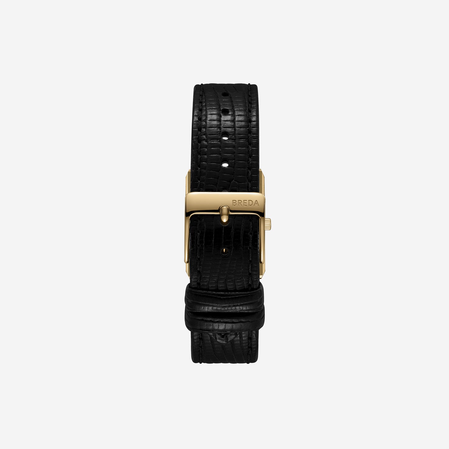 Mini Virgil Lizard Negro Dorado - BREDA