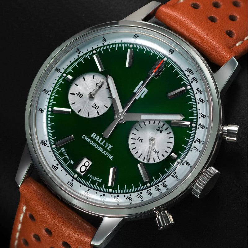 Rallye 39 Meca Quartz Fondo Verde - LIP