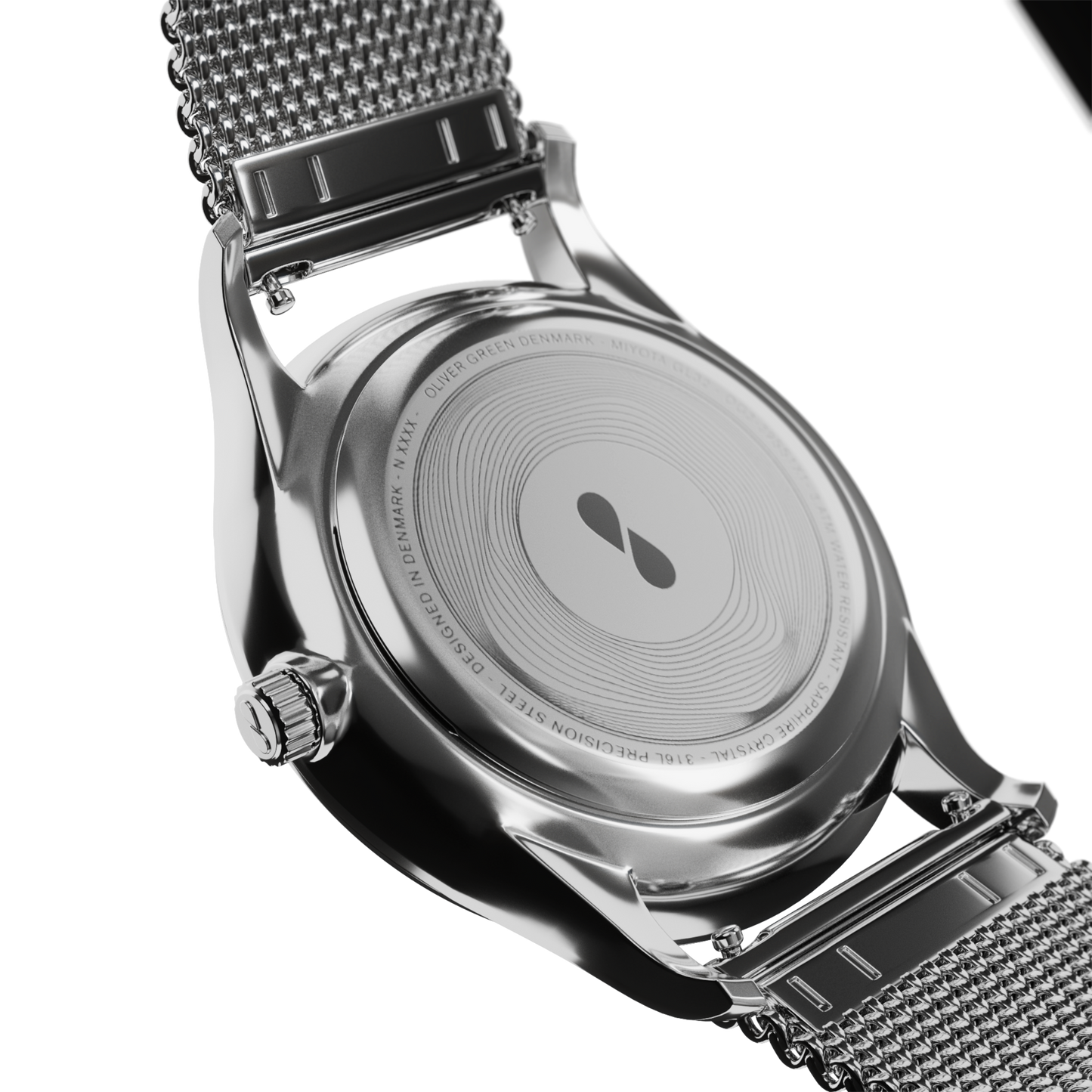 Arbor 36 mm Blanco Malla Milanesa - Oliver Green