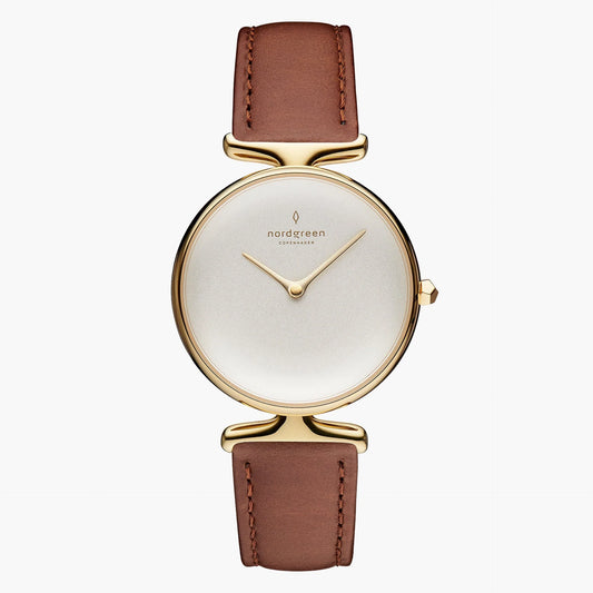 Unika Cuero Dorado Camel 32mm  - Nordgreen