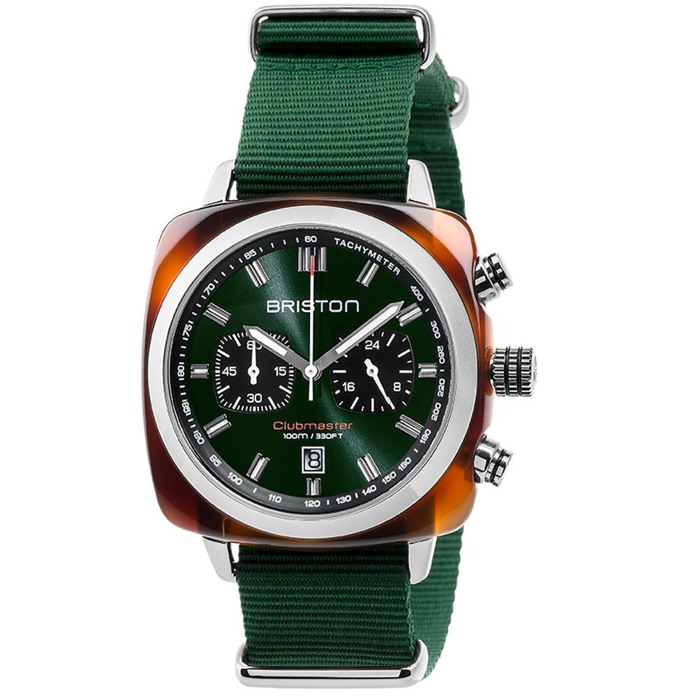 Clubmaster Sport Acetato Verde Inglés