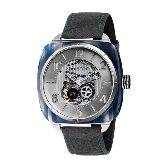 Streamliner Skeleton Acetato Azul Ahumado - Gris Vintage